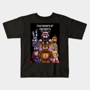 A Haunting Tableau of Animatronic Terror Kids T-Shirt